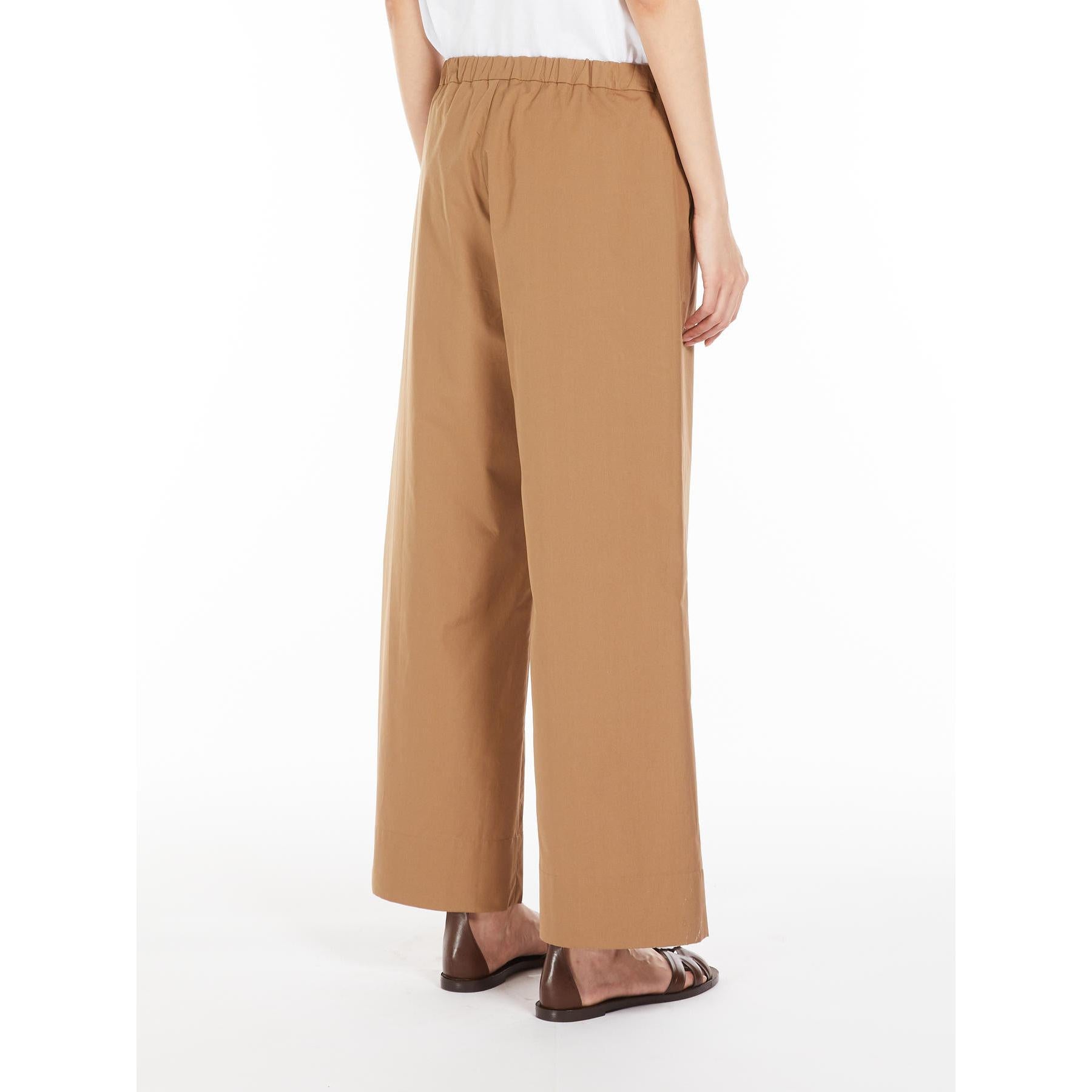 Pantalone donna in puro cotone ARGENTO 003 S MAX MARA 