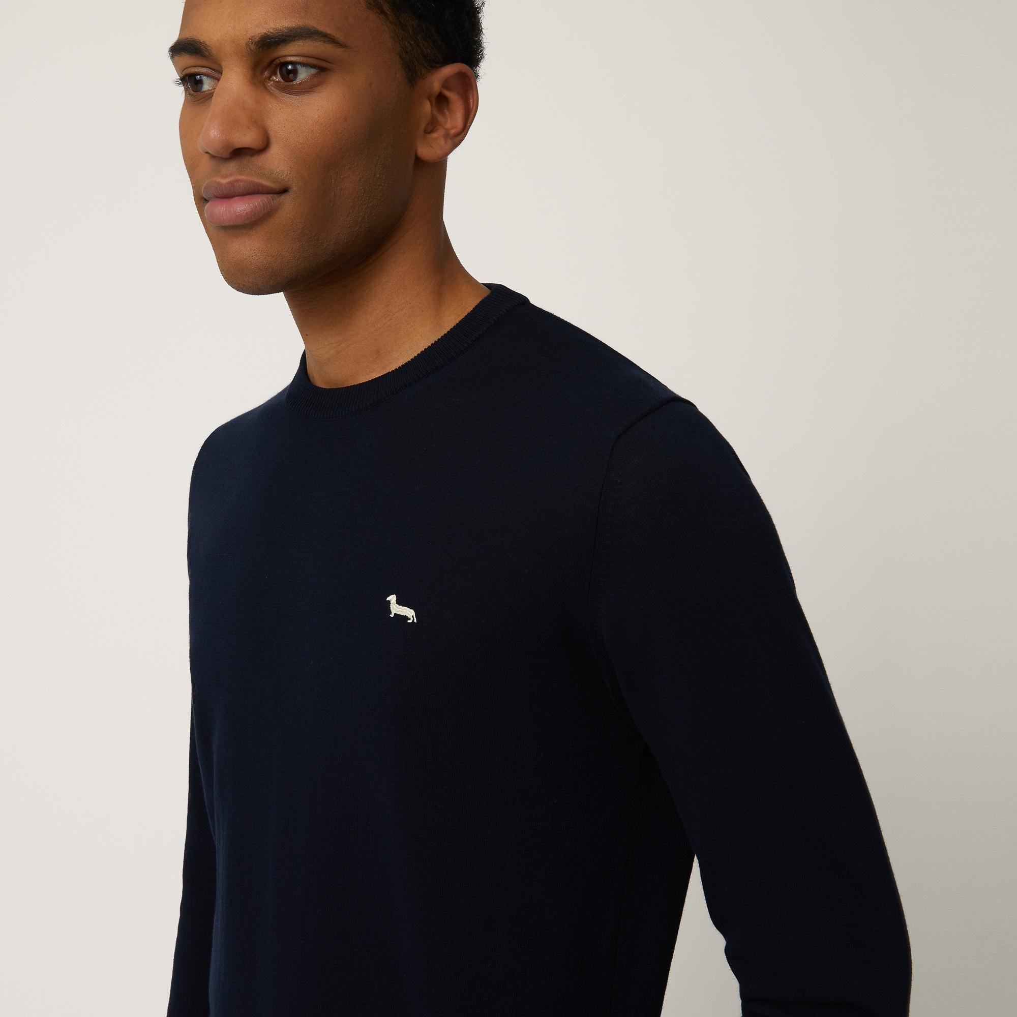 Pullover In Crêpe Di Cotone