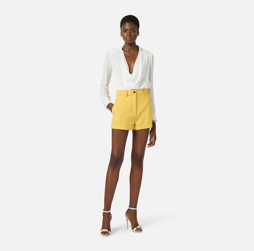 Shorts in crêpe leggero SH00961E2 EV4 ELISABETTA FRANCHI 