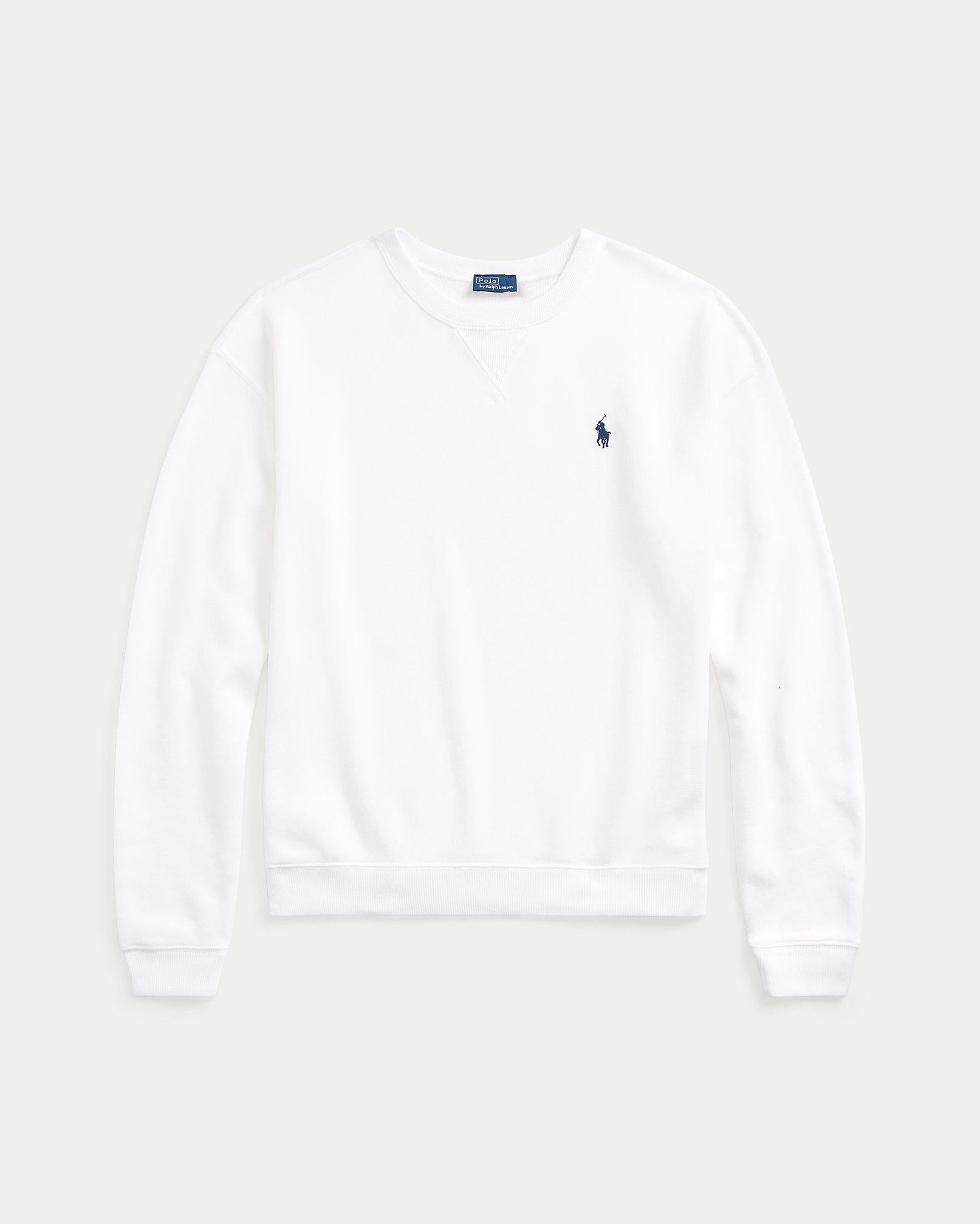 Pullover a girocollo in felpa leggera