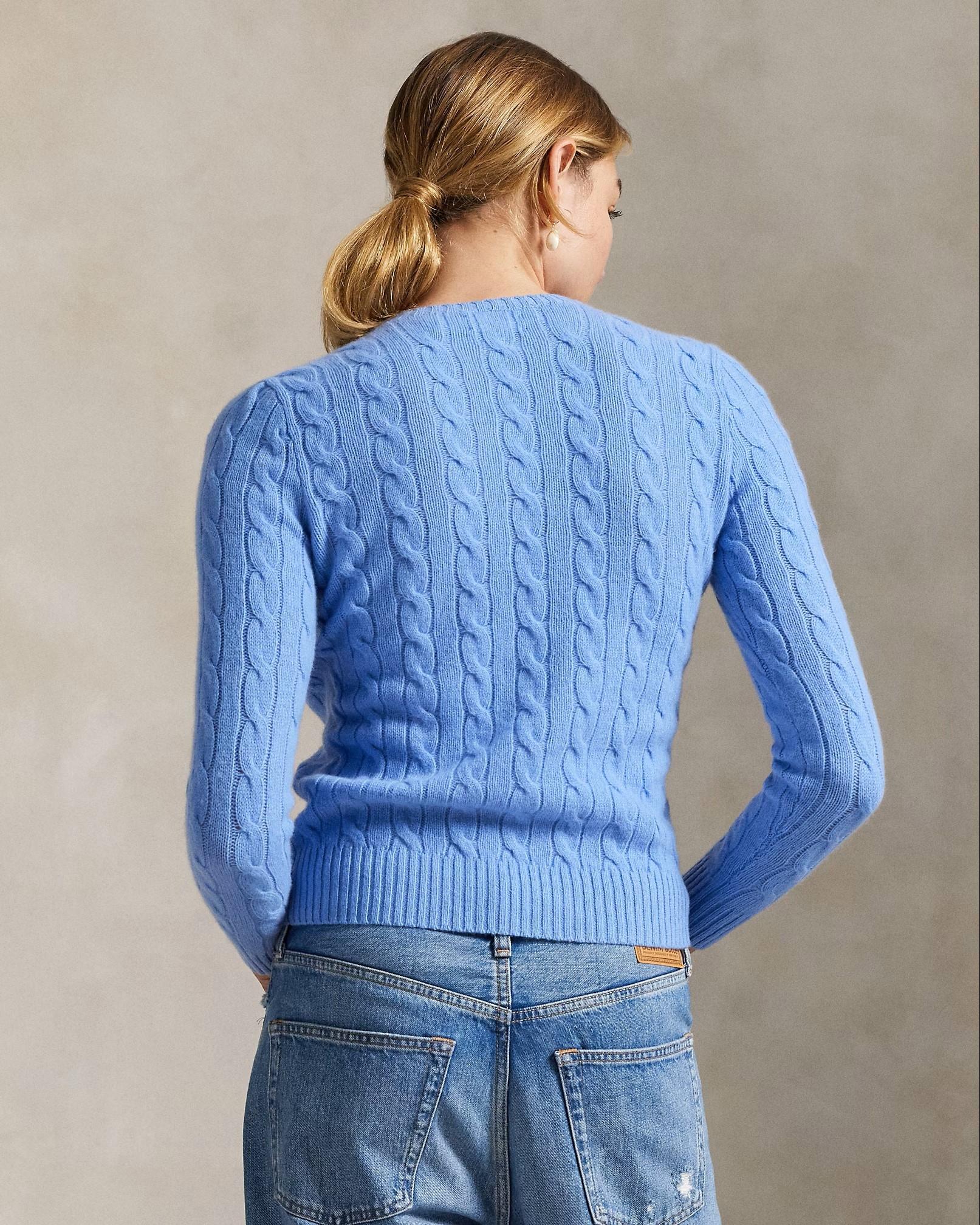 Maglia in misto lana cashmere a trecce 211971865 004 RALPH LAUREN 