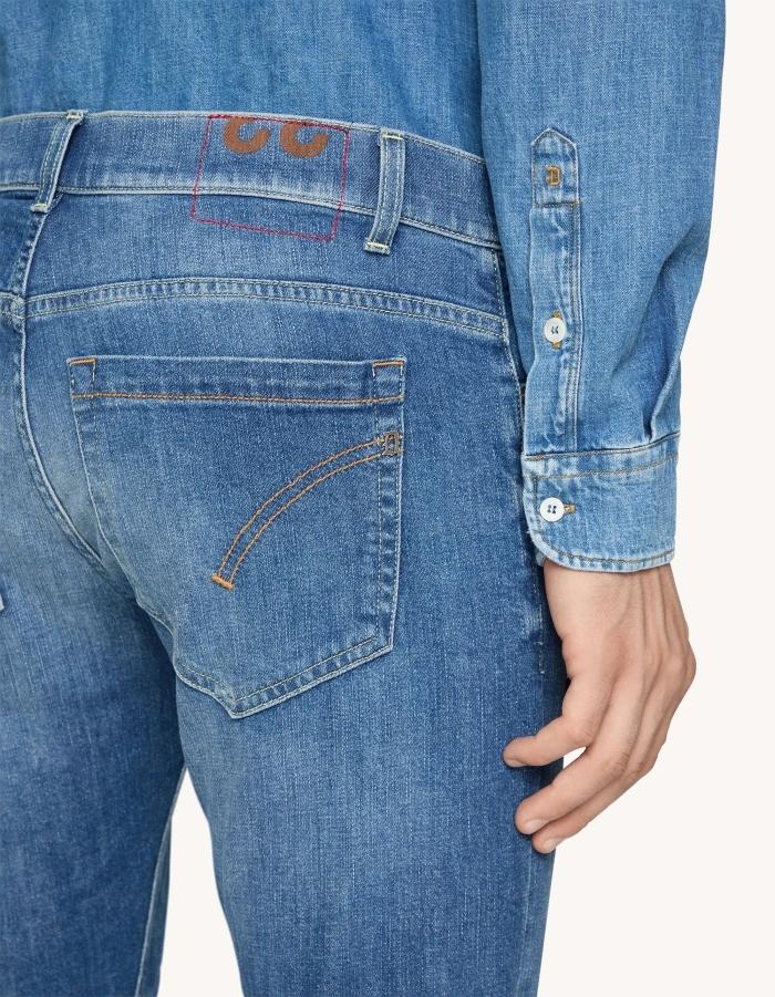 Jeans George skinny in denim stretch riciclato
