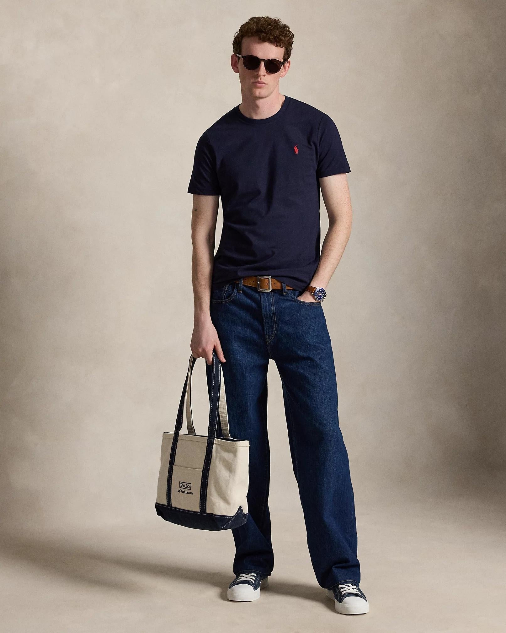 T-shirt uomo in jersey di cotone 710680785 004 RALPH LAUREN 
