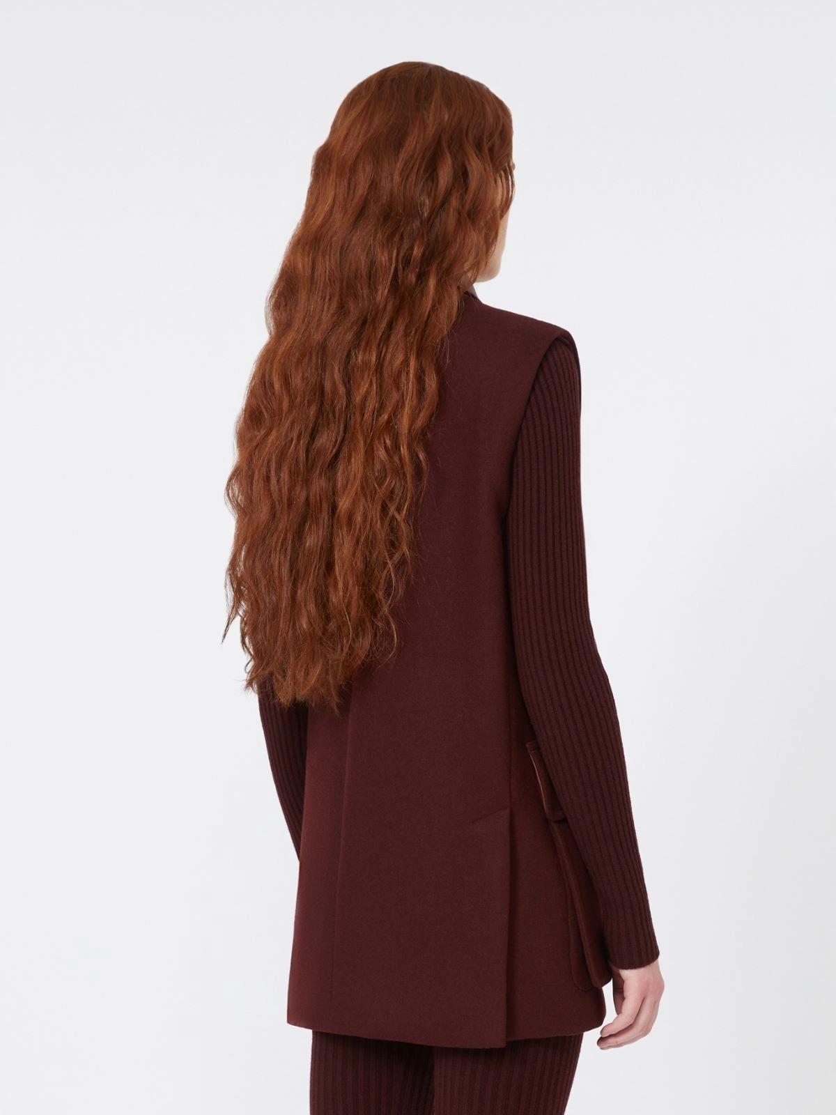 Gilet lungo in lana, alpaca e cachemire AEROSO1234 009 MAX MARA 