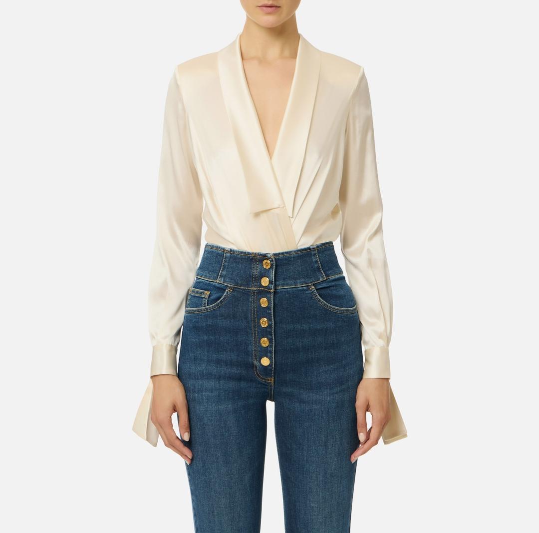 Body in raso CB00757E2 DZ9 ELISABETTA FRANCHI 
