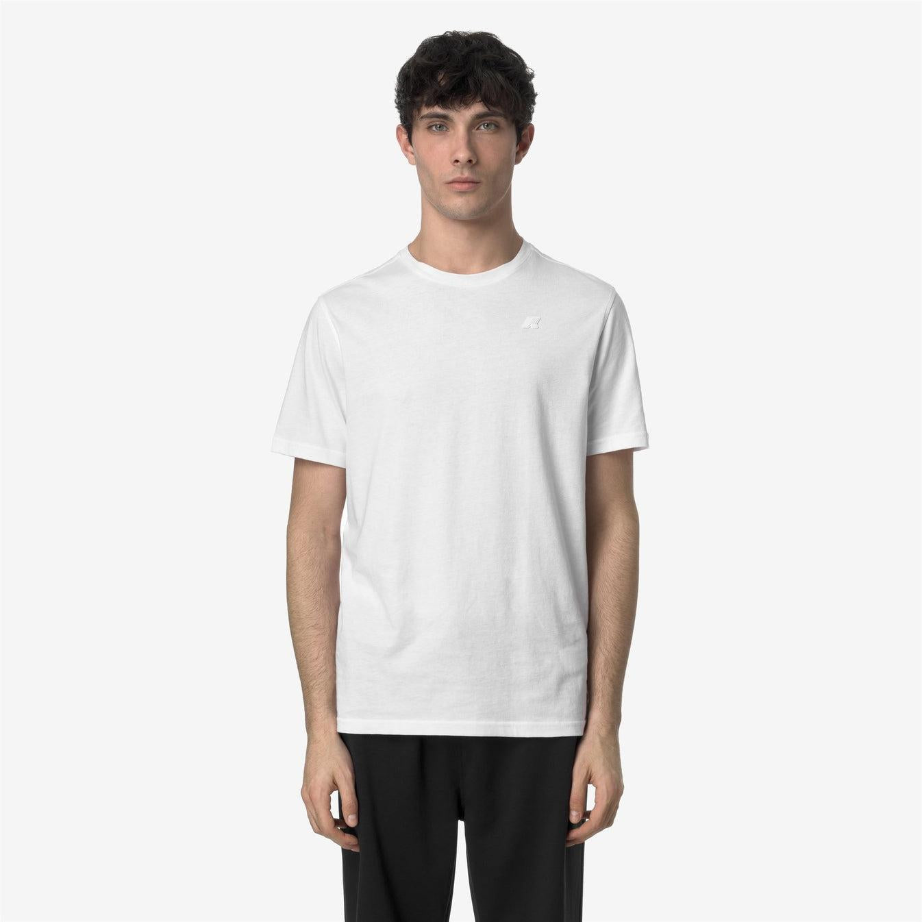 ODOM JERSEY SLIM<BR/>T-Shirt Slim Fit Cotone K7125UW 001 K-WAY 