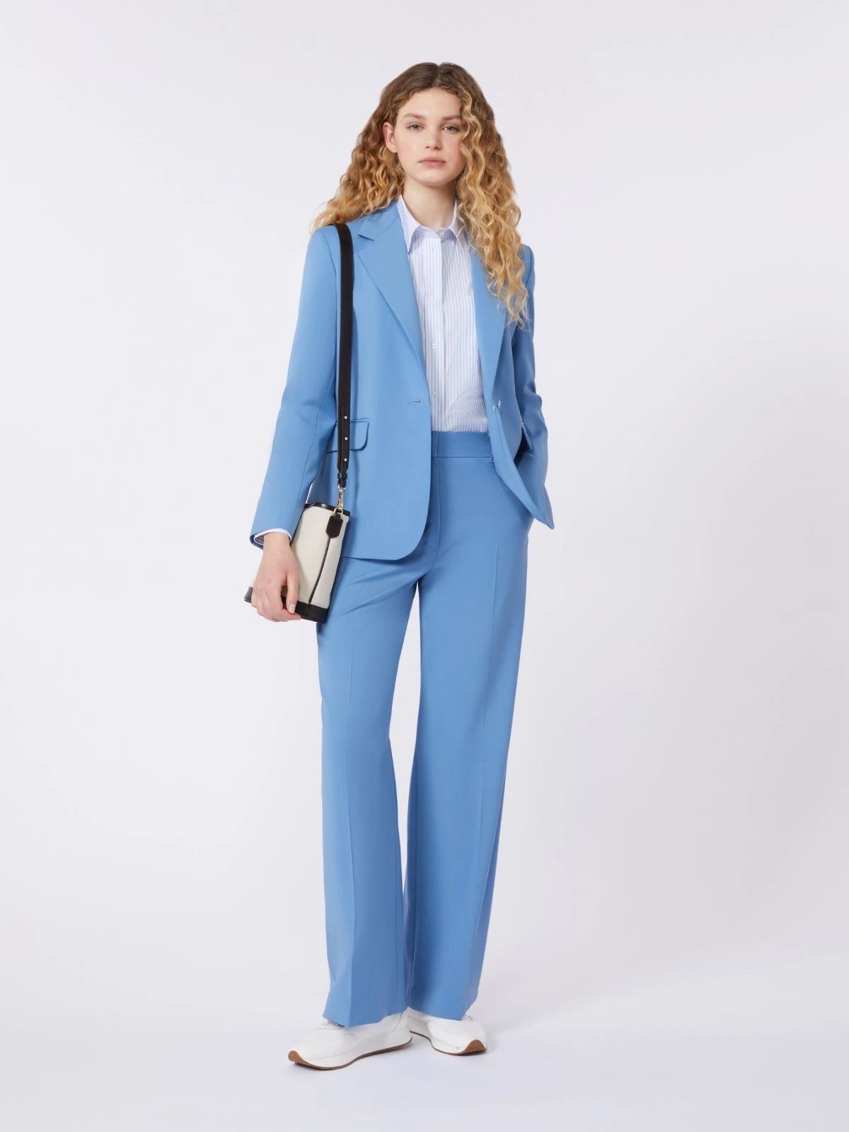 WKDVISIVO<BR/>Pantalone palazzo in tela di lana<BR/> WKDVISIVO 005 WEEKEND 