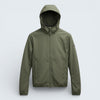 Giacca in softshell con cappuccio