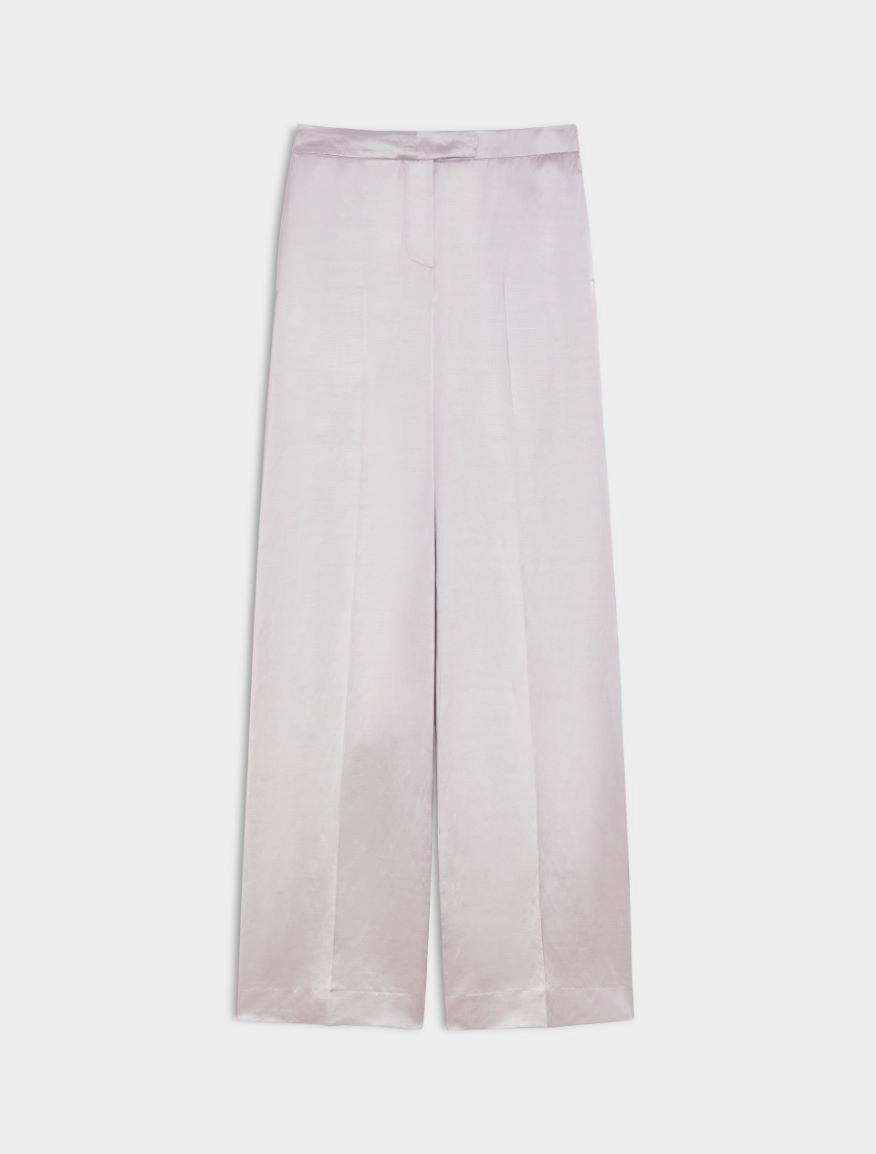 Pantaloni a gamba larga in misto viscosa