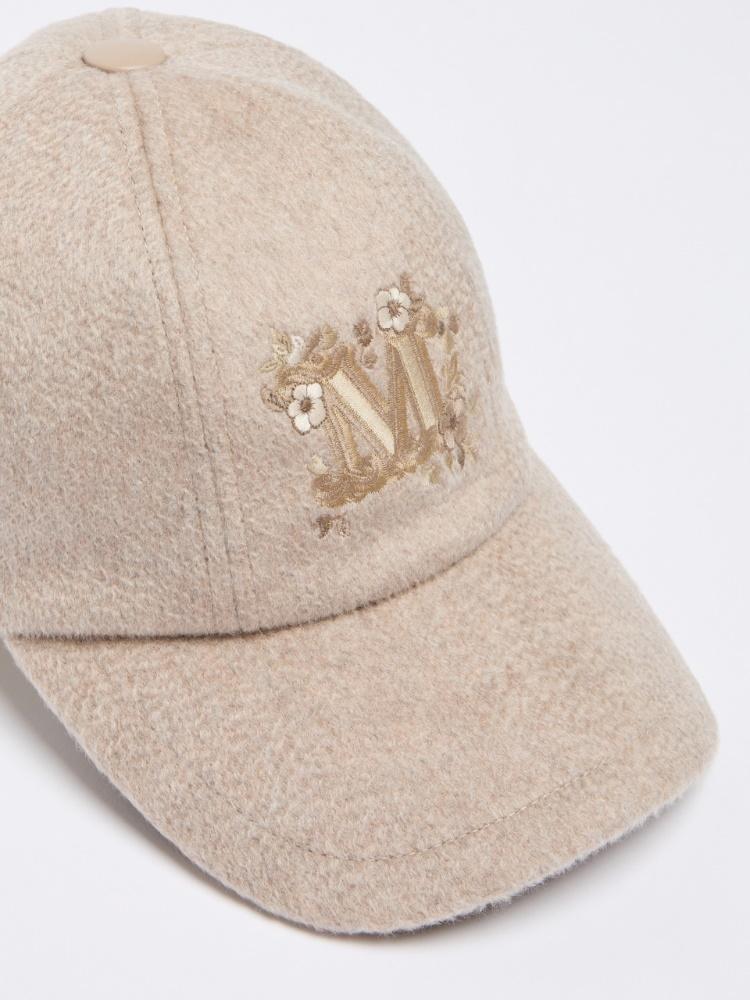 Cappello donna baseball in cachemire con ricamo LAUREA 032 MAX MARA ACCESSORI 