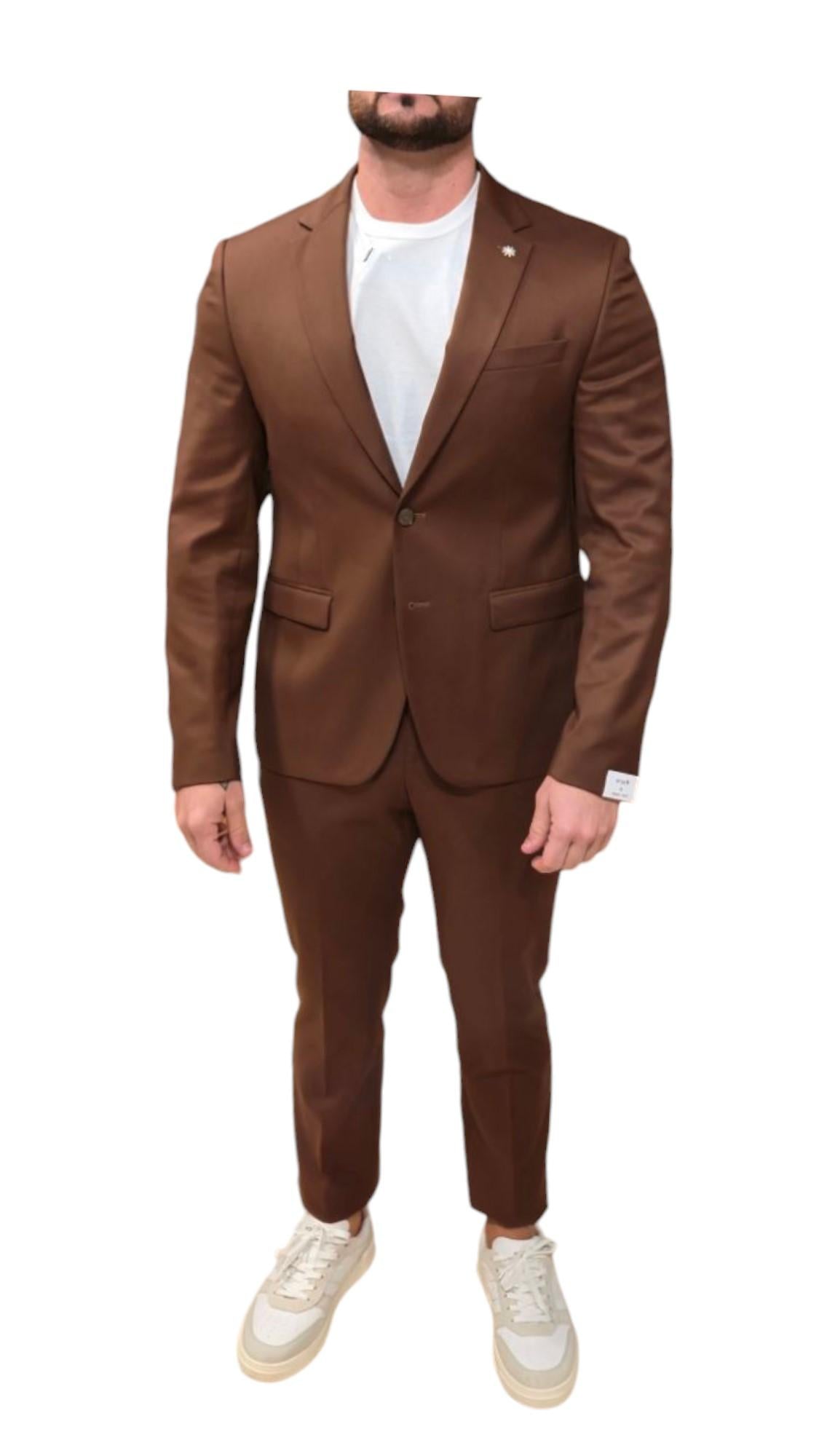 abito uomo monopetto 2 pezzi 3732A3109C243785 29 MANUEL RITZ 