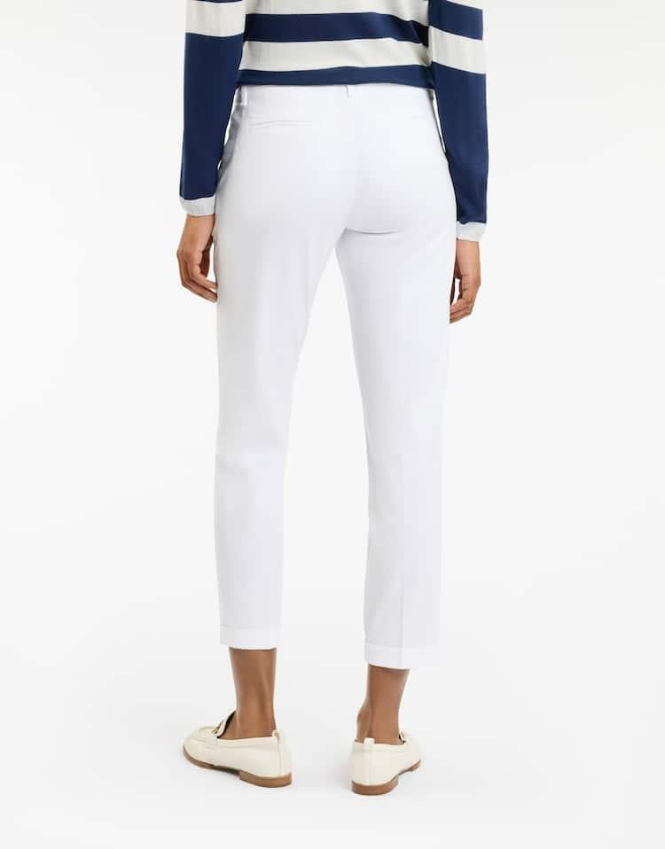 Pantaloni in Raso Stretch<BR/> NTW8050530TWBT M002 FAY 