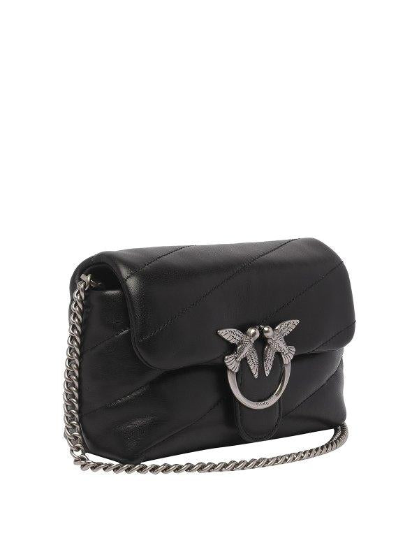 Borsa a tracolla piccola Baby Love Bag Puff in nappa trapuntata 100040A0F2 Z99O PINKO 