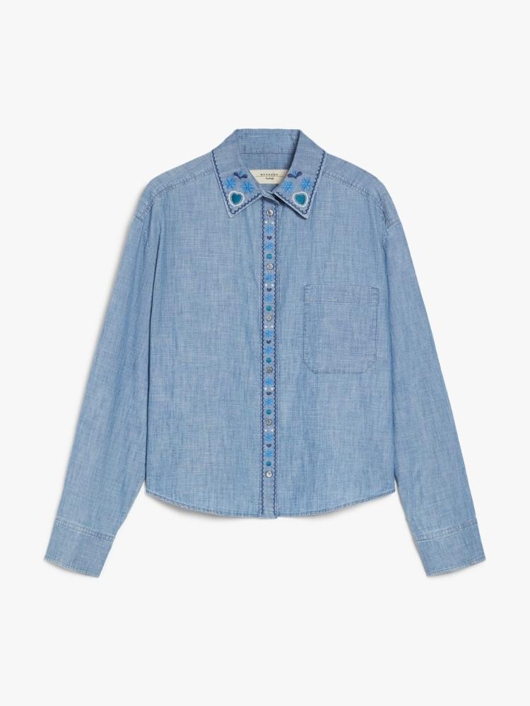 Camicia donna in chambray di cotone MUSETTE 003 WEEKEND 