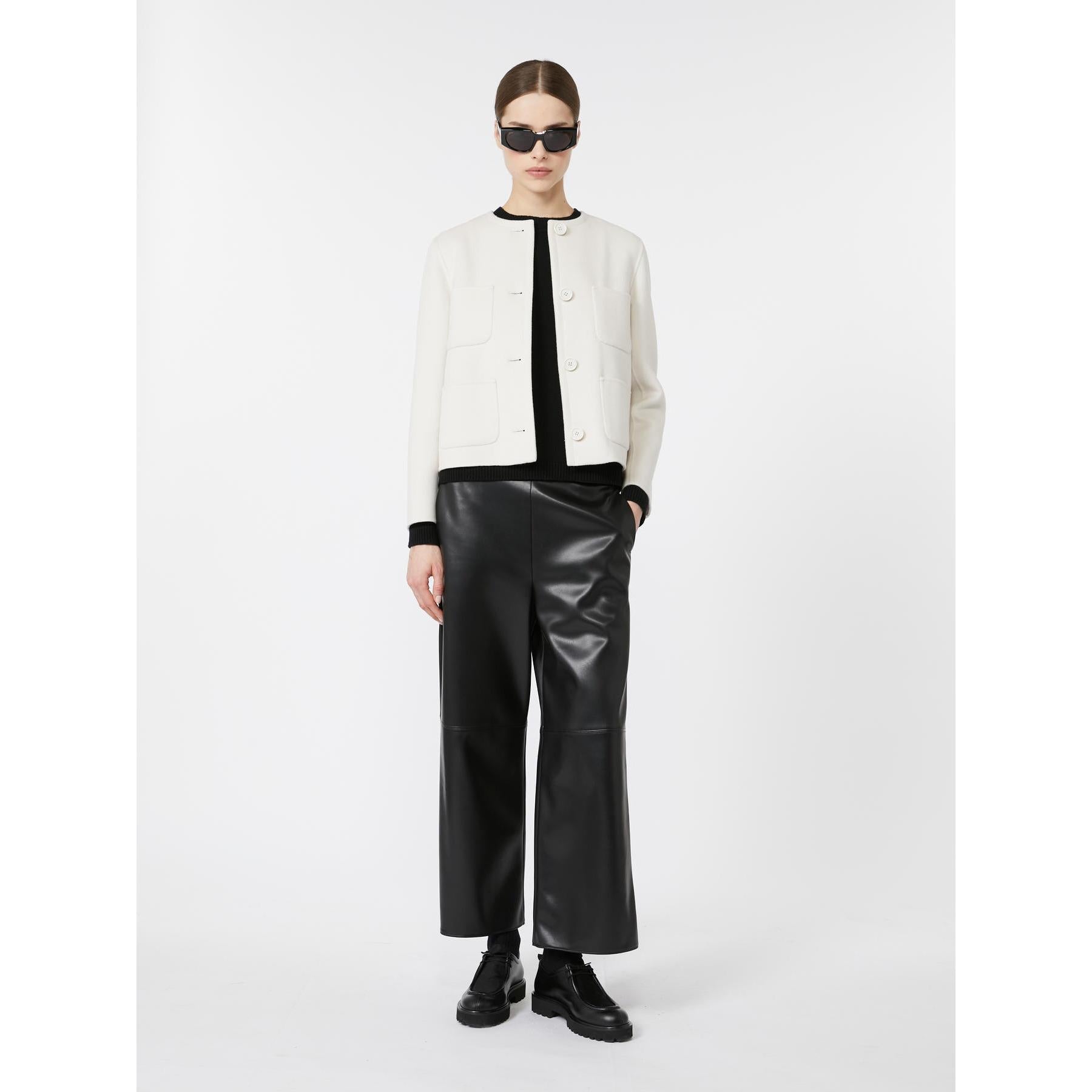 Pantalone in tessuto spalmato AMATI 004 S MAX MARA 