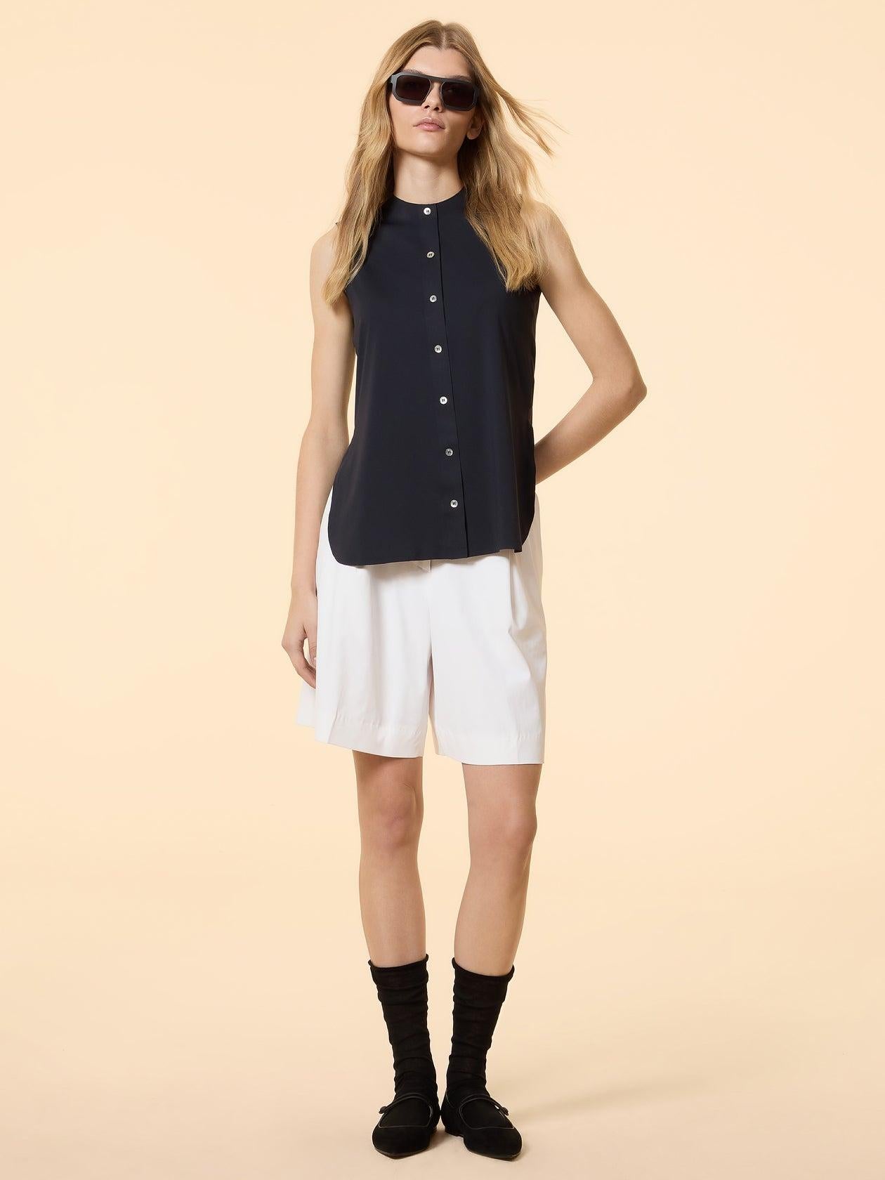 Oxford Sleeveless Wom Shirt<BR/> 26752 60 RRD 