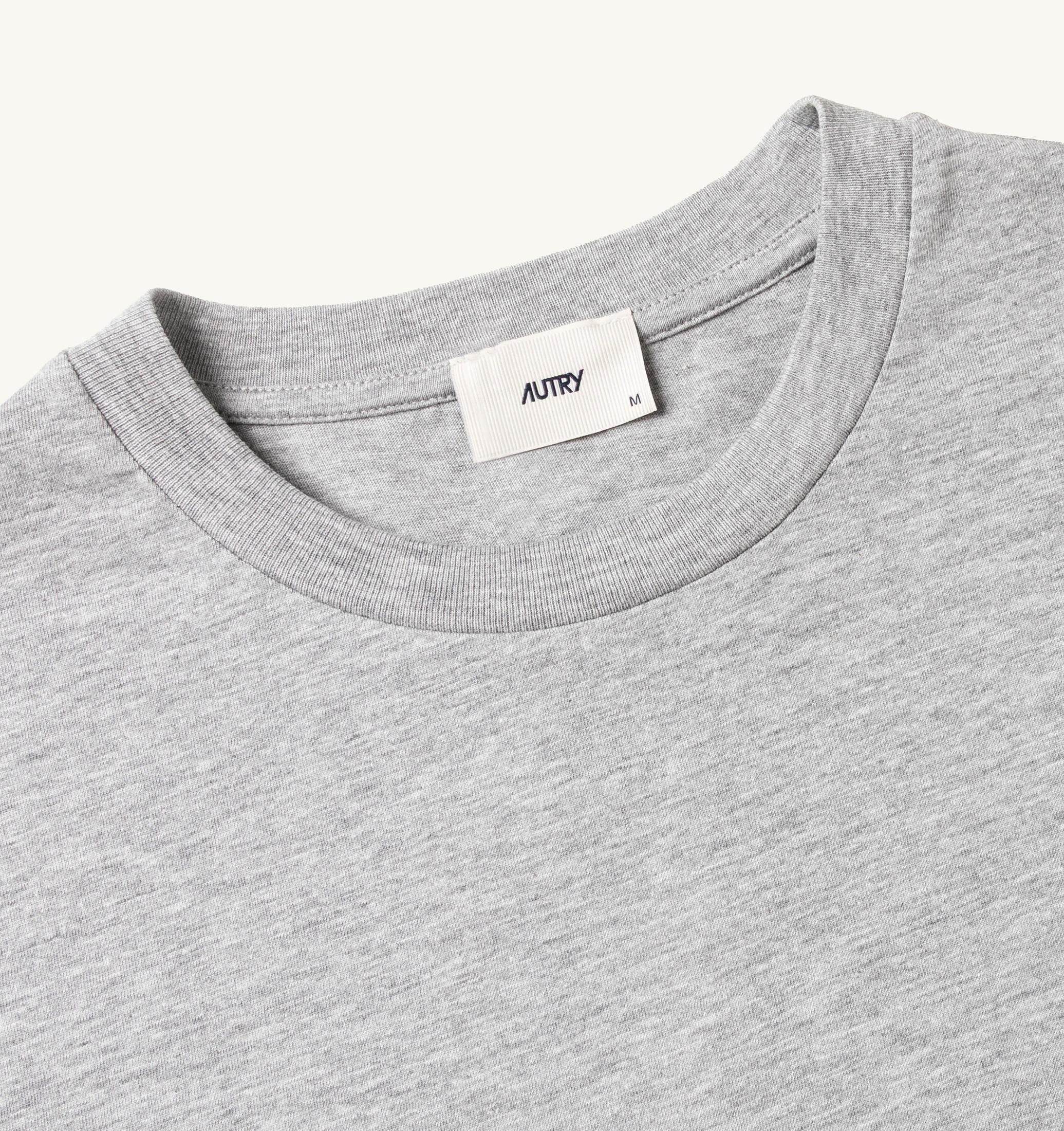 T-SHIRT IN COTONE CON DOPPIO LOGO UOMO<BR/> TSPM 045D AUTRY ACTION SHOES 