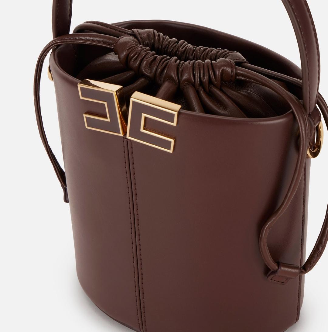 Borsa a secchiello con dettaglio logo<BR/> BS92A61E2 644 ELISABETTA FRANCHI 
