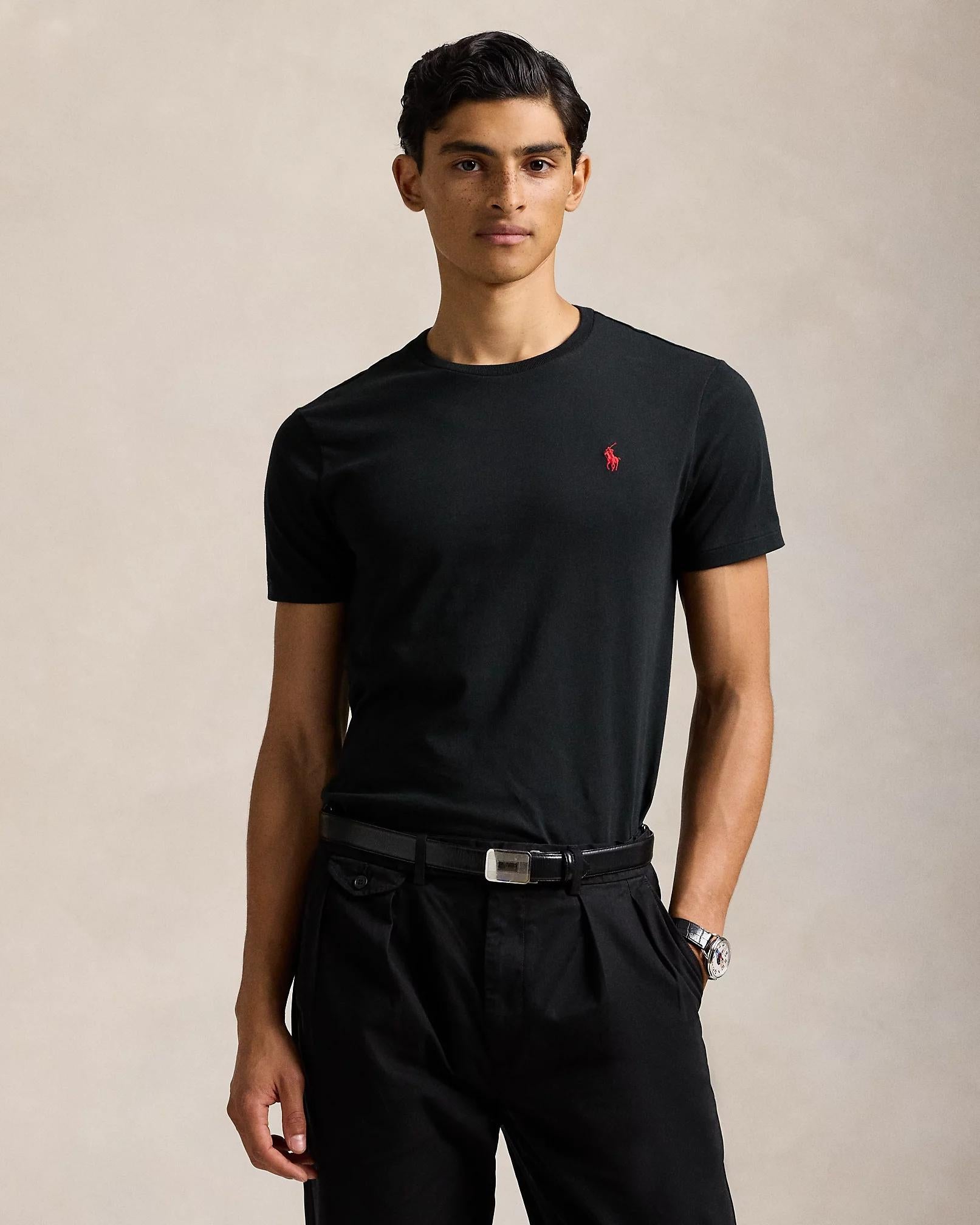 T-shirt uomo in cotone manica corta 710680785 001 RALPH LAUREN 
