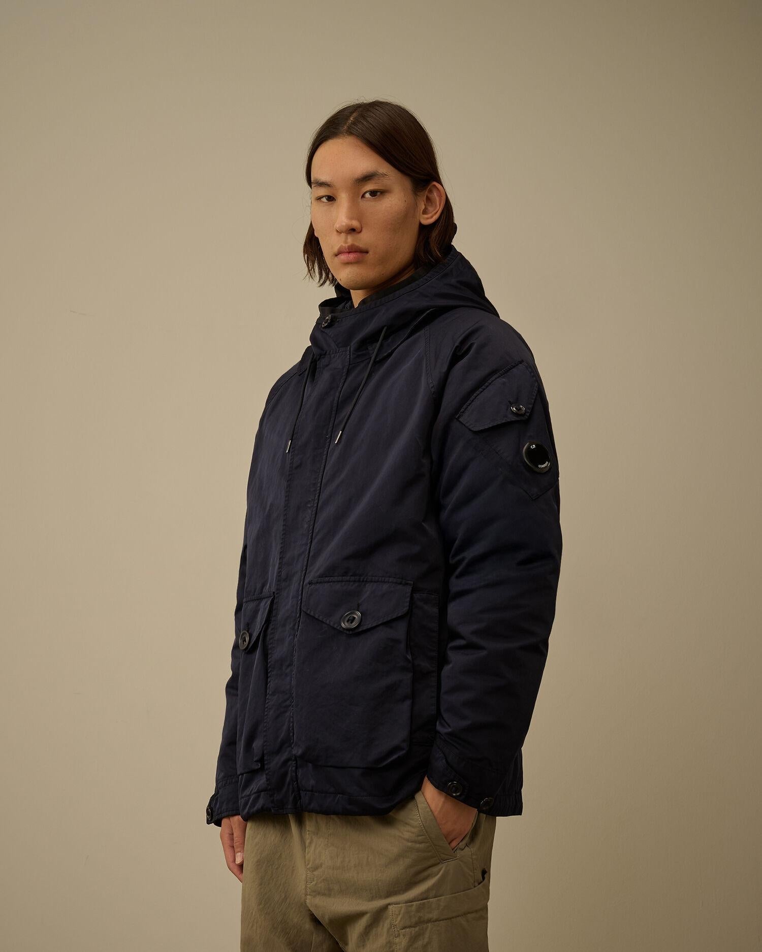 Micro Kei Hooded Lens Jacket<BR/> CMOW189A 888 C.P. COMPANY 