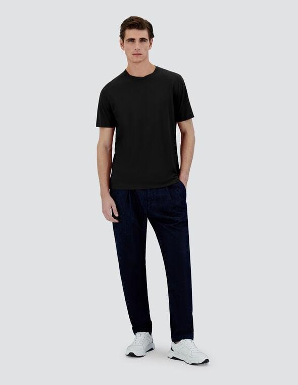 T-SHIRT IN JERSEY CREPE<BR/> JG000166U52005 9300 HERNO 