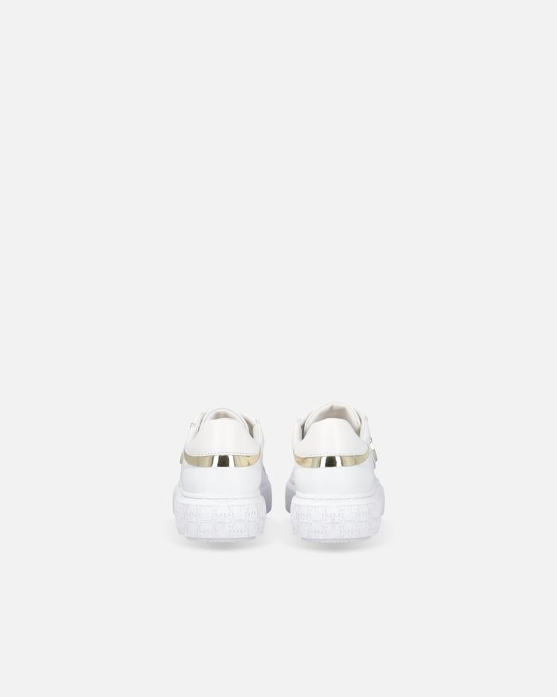 Sneakers flatform con suola alta e logo in metallo<BR/><BR/> SS0003P014 ZIA PINKO 