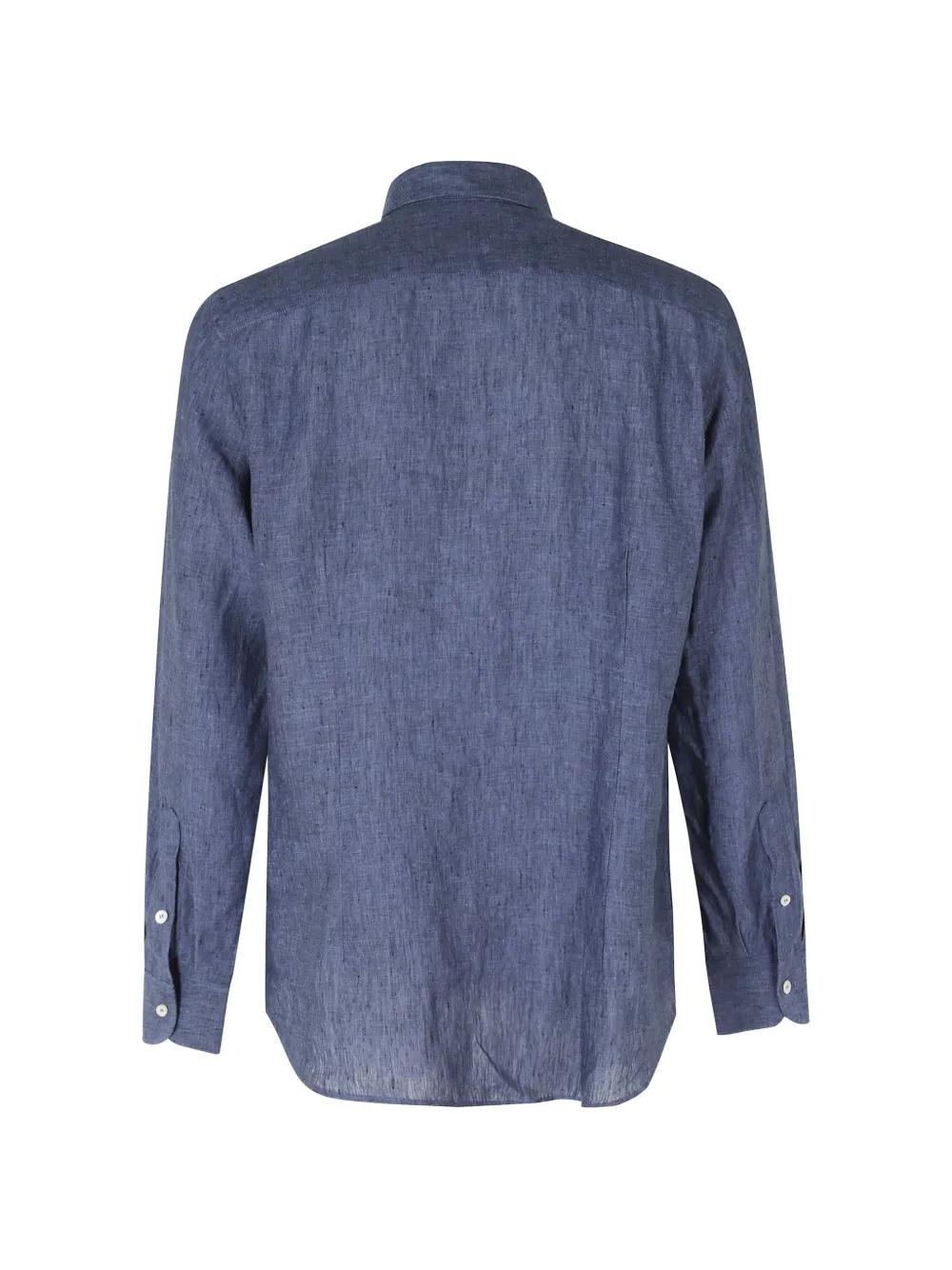 Camicia uomo in lino CA0320300058 727 SEVENTY 
