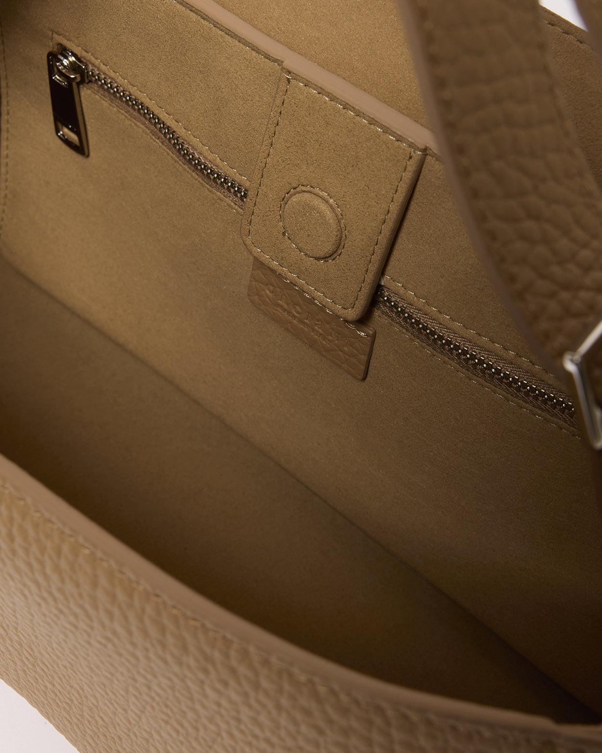 Borsa Sveva Longuette Soft in pelle con tracolla<BR/> B02159SOF BISCOTTO ORCIANI 