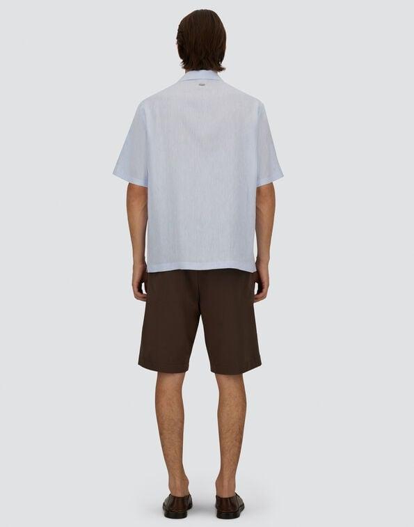 SHORTS IN SEER-CREASE<BR/> PT000192U12684 8800 HERNO 