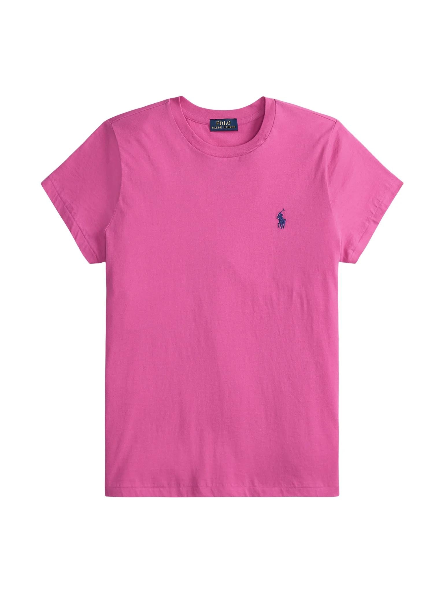 T-shirt donna in cotone classic fit 211B14605 018 RALPH LAUREN 