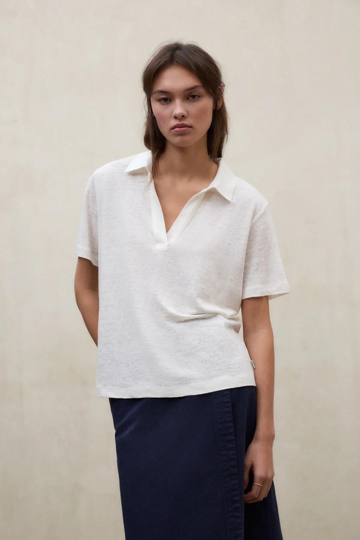 Maglietta Troms Bianca<BR/><BR/> TROMS 000 ECOALF 