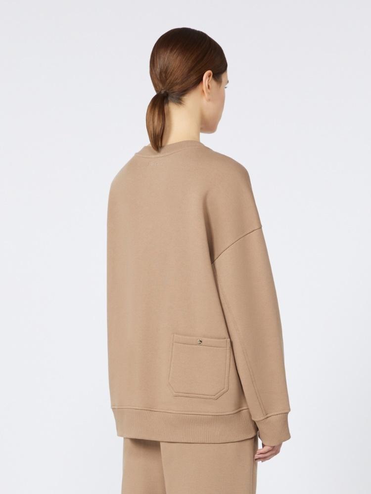 Felpa in cotone con logo MONZA 002 S MAX MARA 