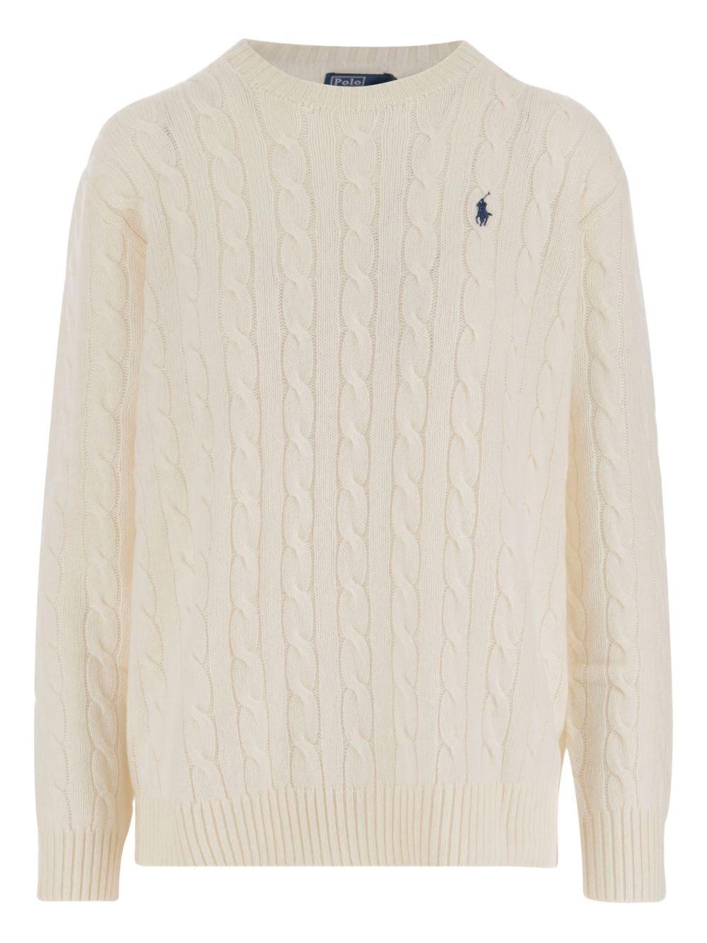 Maglia in misto lana a trecce 211972115 004 RALPH LAUREN 