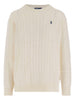 Maglia in misto lana a trecce
