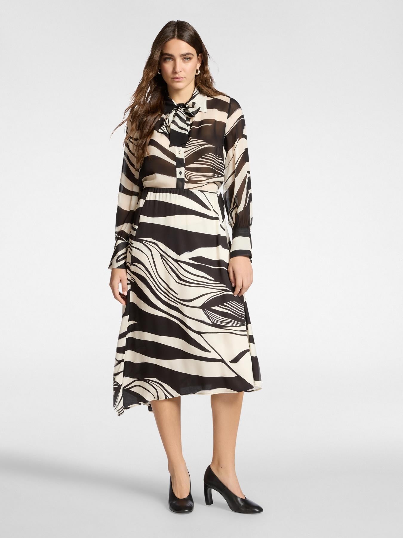 Gonna in viscosa stampata<BR/> 1026Z000070N 01 ELENA MIRO 