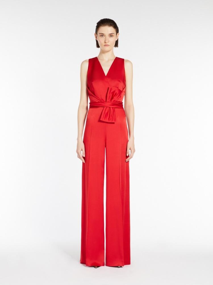 Tuta smanicata donna  in cady POMEZ 034 MAX MARA STUDIO 