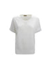 T-SHIRT IN GLAM KNIT EFFECT