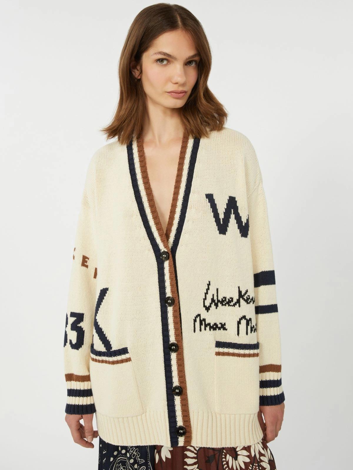 WKDBLASONE<BR/>Cardigan over in misto cotone WKDBLASONE 004 WEEKEND 