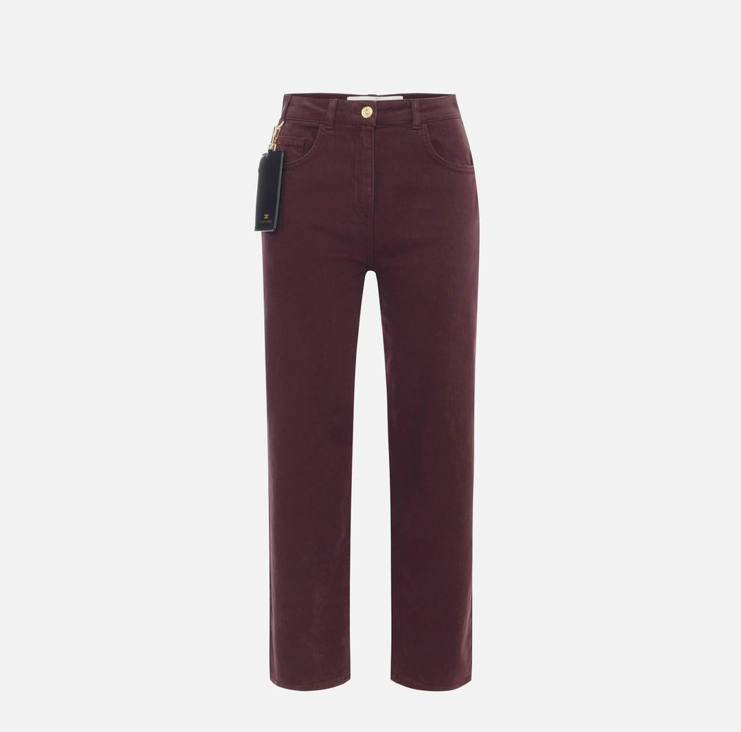 Jeans in drill di cotone PJ04D56E2 EA4 ELISABETTA FRANCHI 