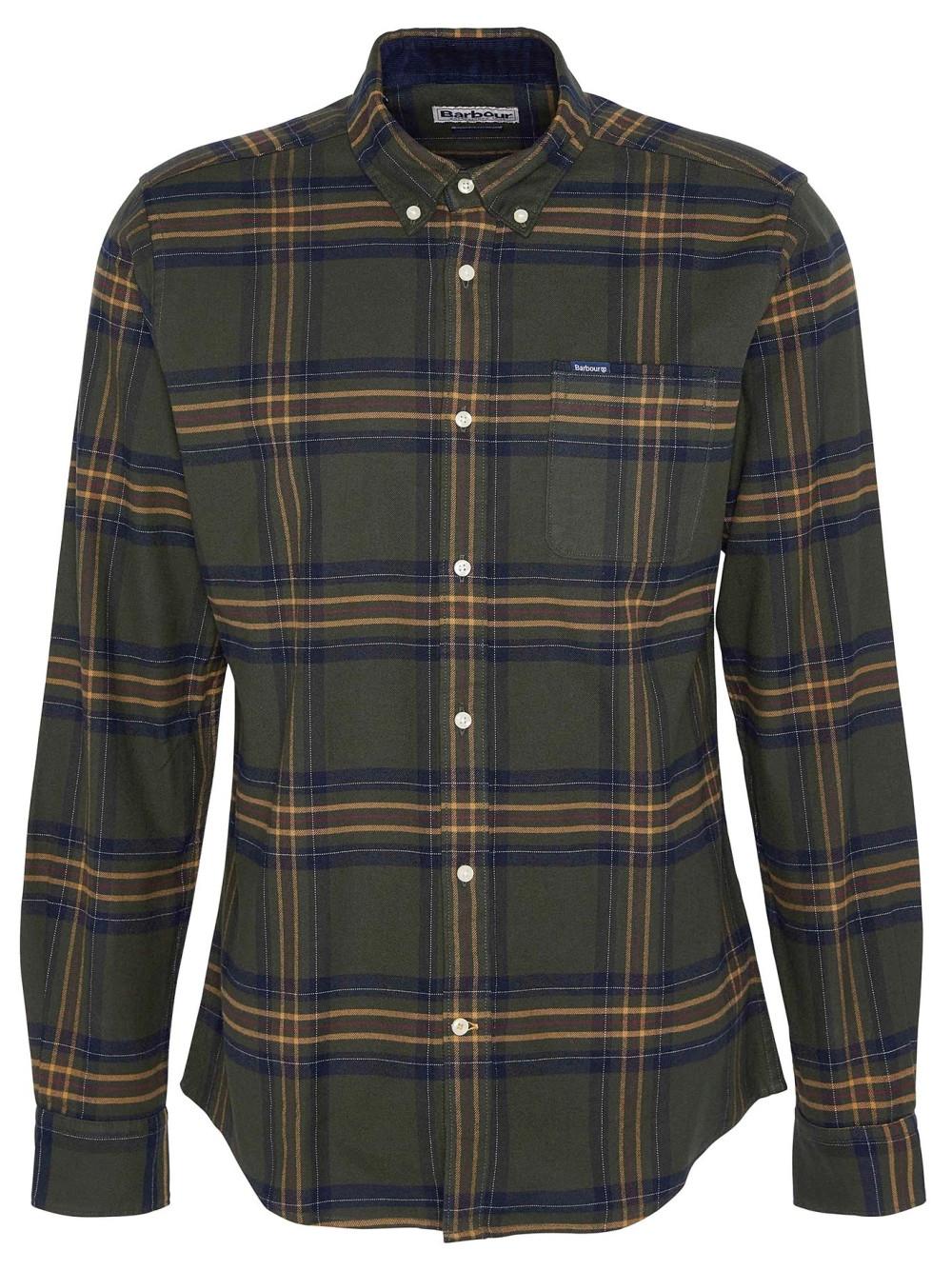 Camicia Portdown in cotone caldo MSH5035 OL51 BARBOUR 