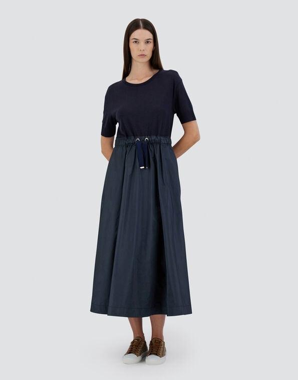 ABITO IN GLAM KNIT EFFECT E TECHNO TAFFETÀ<BR/> AB000032D52056 9200 HERNO 
