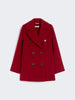 Cappotto corto doppiopetto in lana
