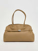 Borsa Aura Soft Large a spalla in pelle martellata con tracolla