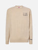 Maglione in misto lana Heron Light con ricamo La cugina del tortellino, la Gnocca!