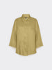 Camicia boxy in lino