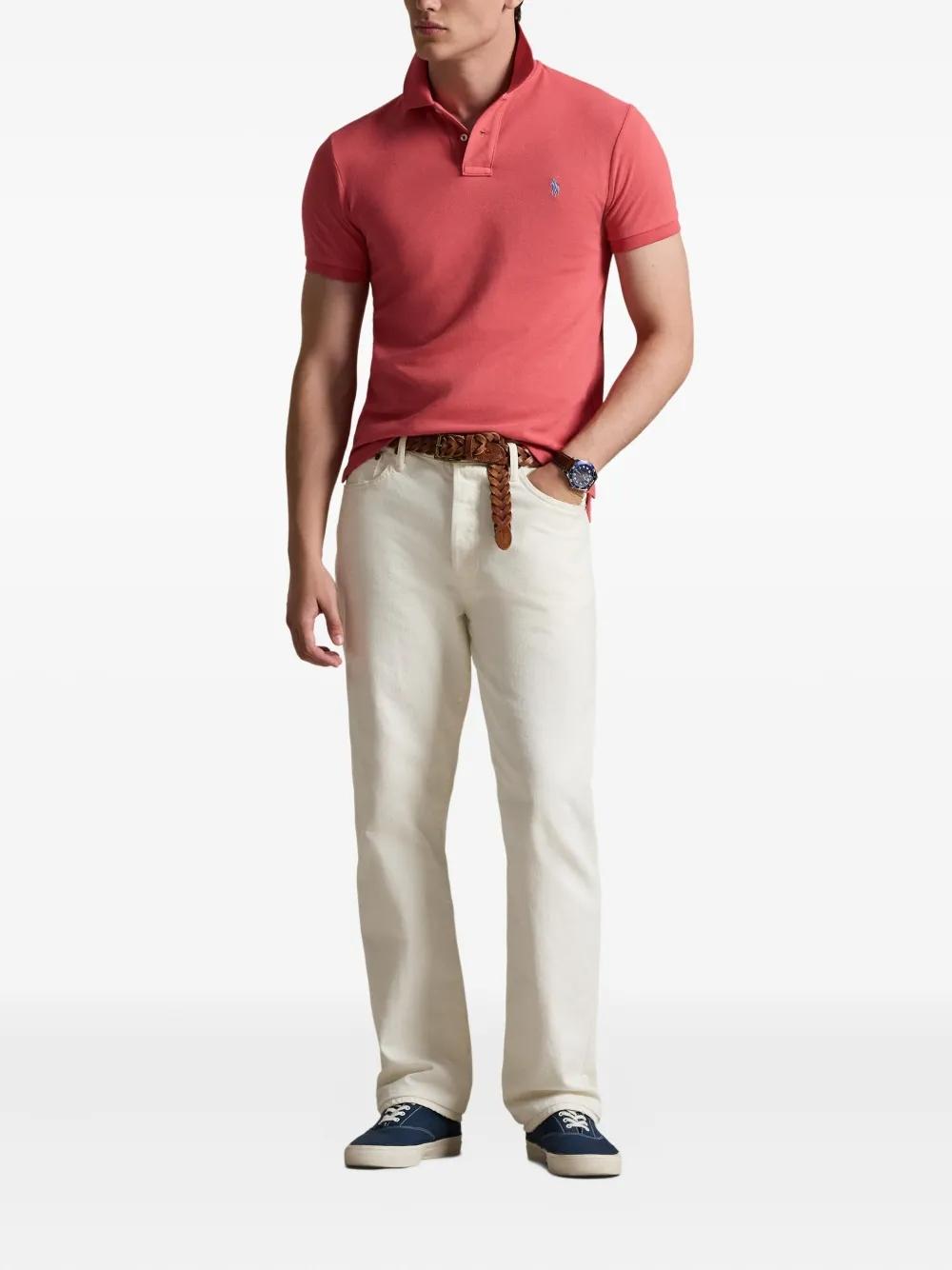 Polo in cotone di piquè 710536856 485 RALPH LAUREN 