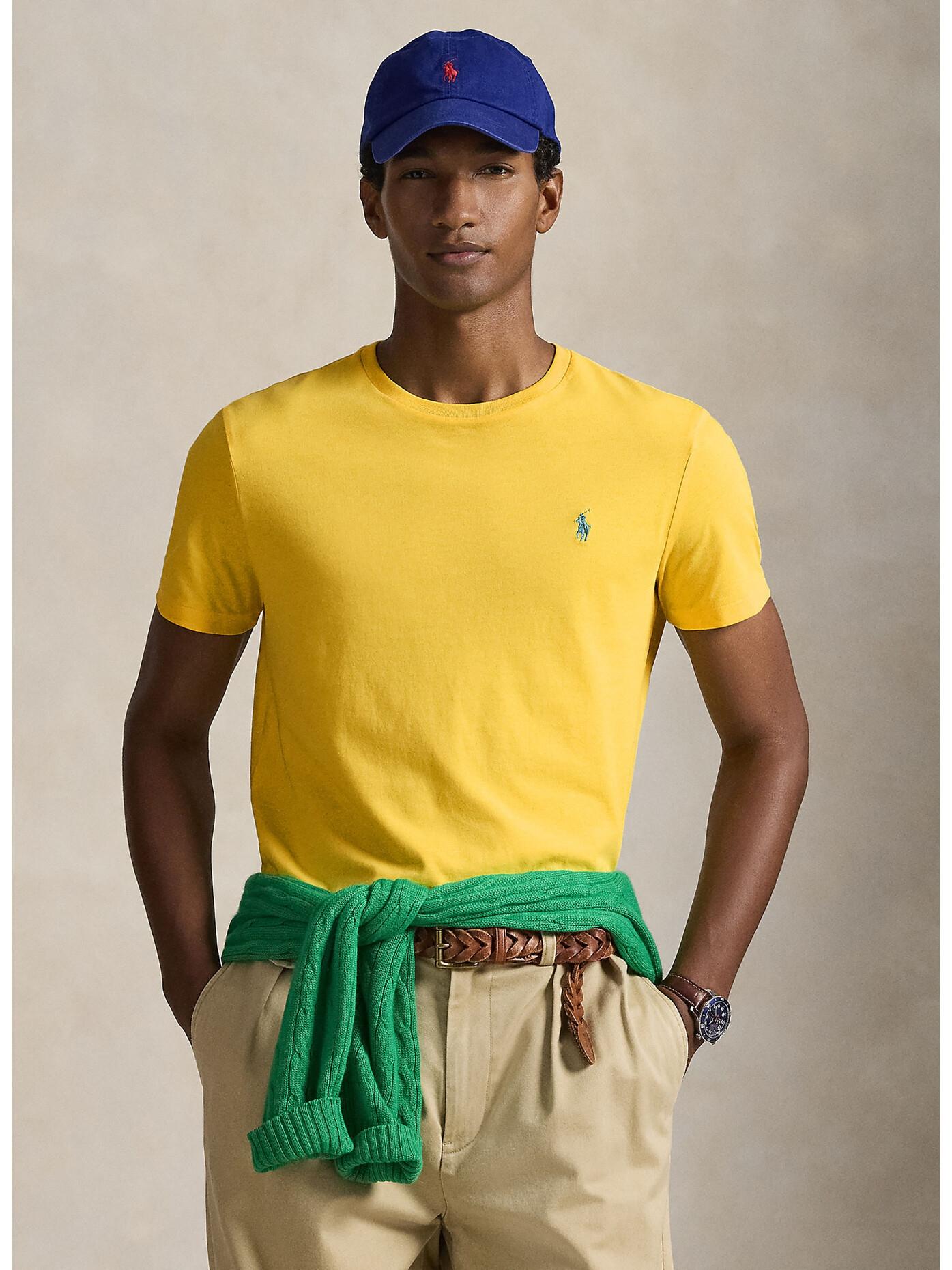 T-shirt uomo in cotone manica corta 710671438 512 RALPH LAUREN 