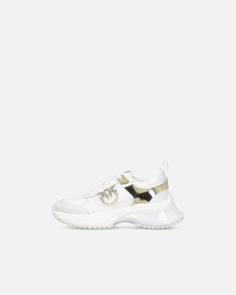 Sneakers Ariel effetto pelle con dettagli specchio<BR/><BR/> SS0027P025 Z1B PINKO 