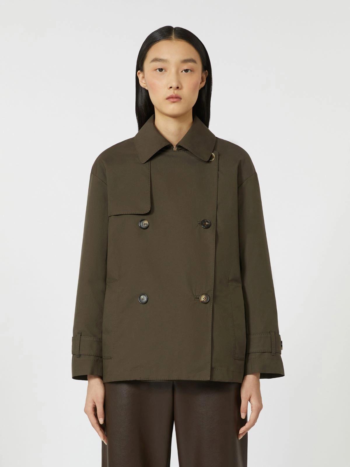 MTCZENO<BR/>Trench doppiopetto in cotone antigoccia MTCZENO 003 MAX MARA THE CUBE 