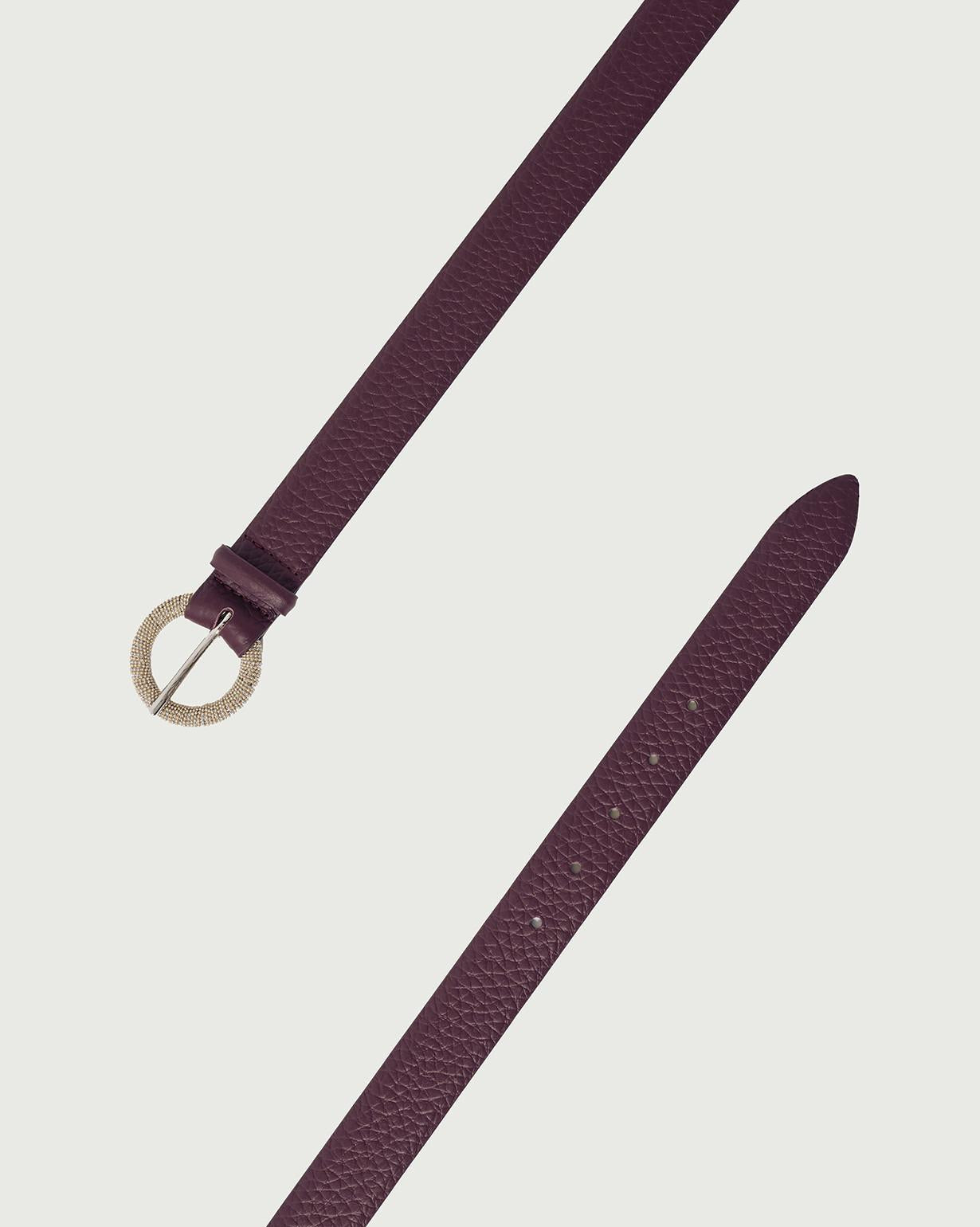 Cintura classica Soft in pelle<BR/> D10318SOF CHIANTI ORCIANI 